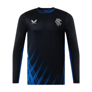 2022-2023 Rangers Training Long Sleeve Tee (Black)