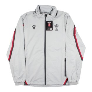 2022-2023 Wales Waterproof Rugby Jacket (Grey)