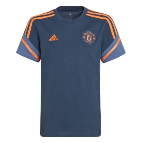 2022-2023 Man Utd Training Tee (Crew Navy) - Kids