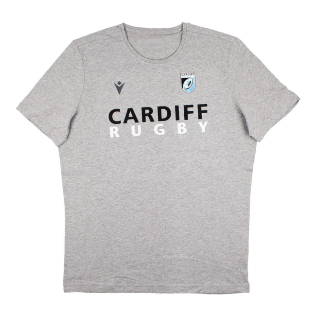 2022-2023 Cardiff Blues Leisure Cotton Tee (Grey)