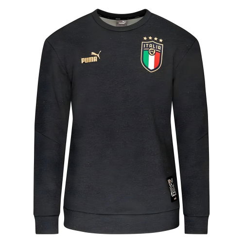 2022-2023 Italy FtblCulture Crew Sweat (Dark Grey Heather)