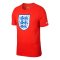 2018-2019 England Evergreen Crest Tee (Red)