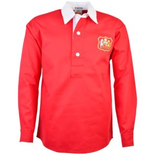 Manchester Reds 1940s-1950s Retro Football Shirt
