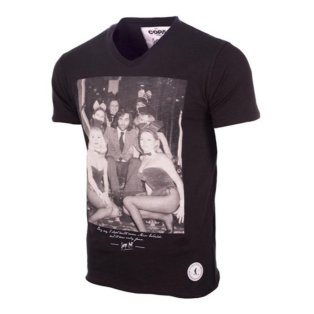 George Best Playboy Bunnies T-Shirt (Black)