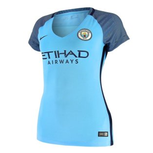 2016-2017 Man City Home Shirt (Ladies)