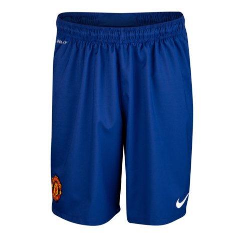 2012-2013 Man Utd Goalkeeper Away Shorts (Blue)
