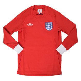 2010-2011 England Away LS Shirt (Kids)