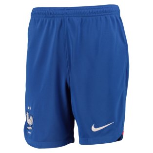 2022-2023 France Away Shorts (Blue) - Kids