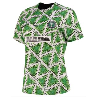 2022-2023 Nigeria Dri Fit Pre-Match Shirt (Green)