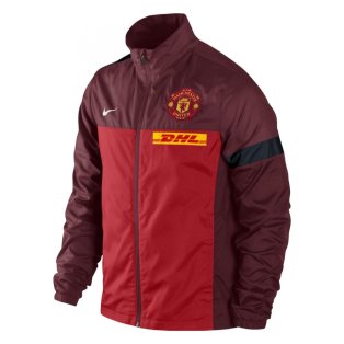2012-2013 Man Utd Woven Jacket (Maroon)