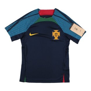 2022-2023 Portugal Dri-Fit Training Shirt (Navy)