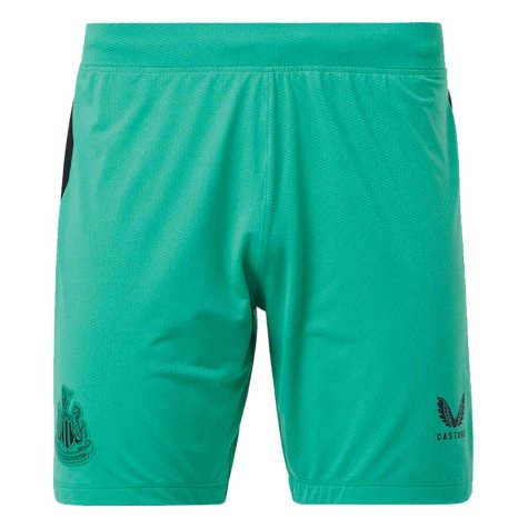 2022-2023 Newcastle Goalkeeper Shorts (Green) - Kids