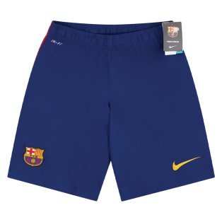2014-2015 Barcelona Home Shorts (Blue)