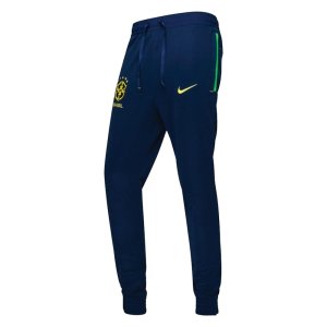 2022-2023 Brazil Travel Knit Track Pants (Navy)
