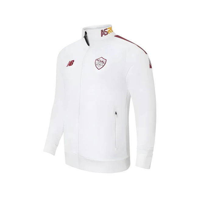 2022-2023 Roma Pre-Game Jacket Away (White)