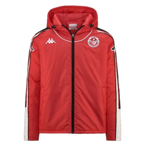 2022-2023 Tunisia Hooded Jacket (Red) [371M1LW_A05] - Uksoccershop