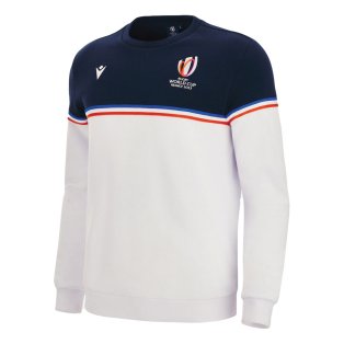 Macron RWC 2023 Cotton Roundneck Rugby Sweatshirt (Navy-White)