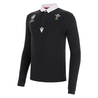 Wales RWC 2023 Rugby LS Jersey (Black)