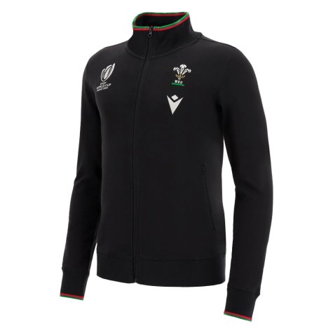 Wales RWC 2023 Rugby Track Jacket (Black)