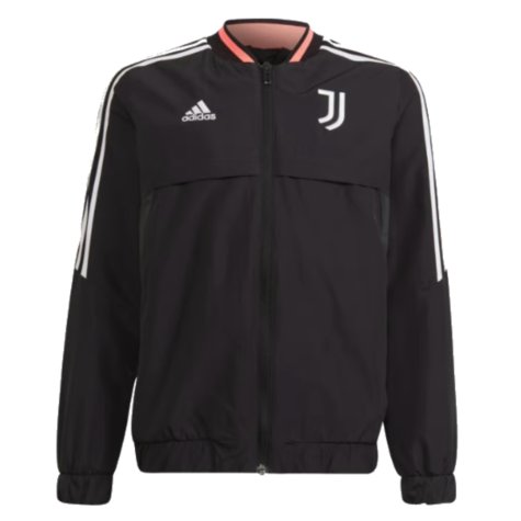 2022-2023 Juventus Anthem Jacket (Black) - Kids
