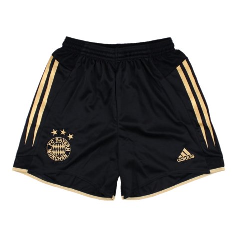 2004-2005 Bayern Munich Away Shorts (Black) - Kids