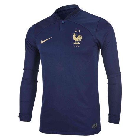 2022-2023 France Home Long Sleeve Shirt