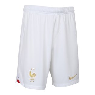 2022-2023 France Home Shorts (White)