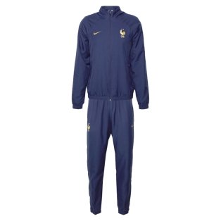 2022-2023 France Dri-Fit Woven Tracksuit (Navy)