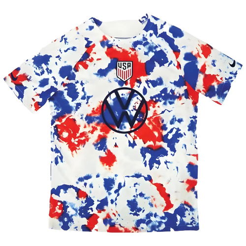 2022-2023 USA Pre-Match Training Shirt (White)