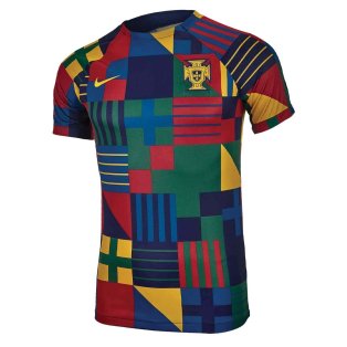 2022-2023 Portugal Dri-FIT Pre-Match Shirt (Obsidian)