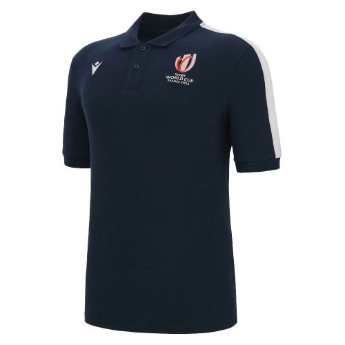 RWC 2023 Fance Cotton Poly Polo Piquet Shirt (Navy)