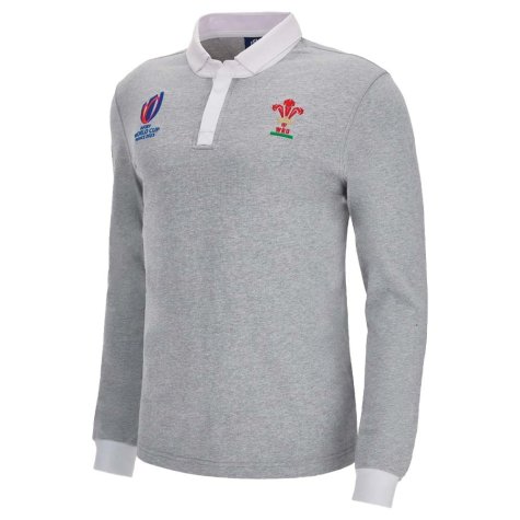Wales RWC 2023 Rugby World Cup Rugby Jersey (Grey)