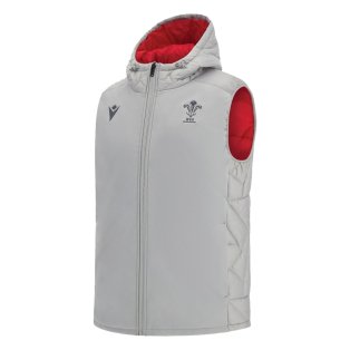 2022-2023 Wales Rugby Gilet Jacket (Grey)