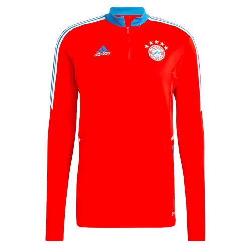 2022-2023 Bayern Munich Convido Half Zip Training Top (Red)