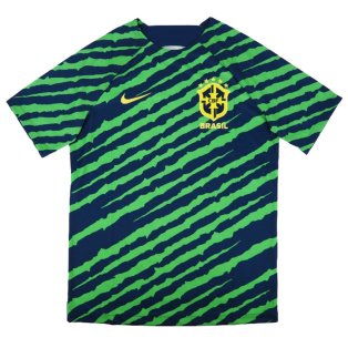 2022-2023 Brazil Pre-Match Football Shirt (Green)