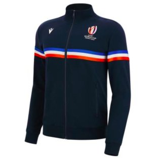 Rugby World Cup 2023 Macron Mens Full Zip Sweatshirt (Navy)