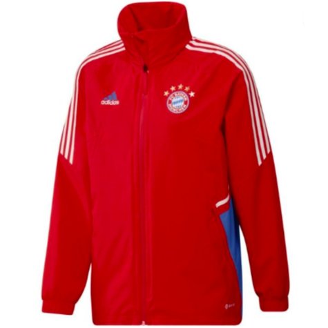 2022-2023 Bayern Munich Rain Jacket (Red)