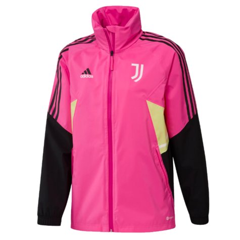 2022-2023 Juventus Rain Jacket (Pink)