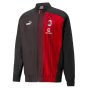 2022-2023 AC Milan Pre-Match Jacket (Black-Red)