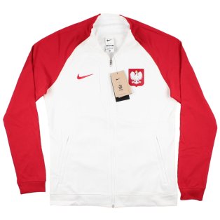 2022-2023 Poland Academy Pro Knit Football Jacket (White)