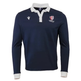 RWC 2023 Rugby World Cup Cotton Polo Shirt (Navy)