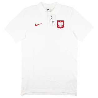 2022-2023 Poland Polo Shirt (White)