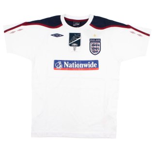 2010-2011 England Bench T-Shirt (White) - Kids