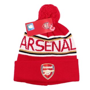 Arsenal FC Bobble Hat (Red)