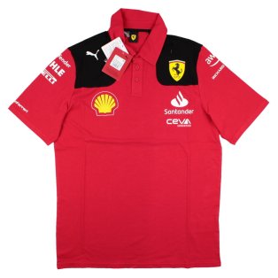 2023 Ferrari Team Polo Shirt (Red)