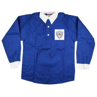 Leicester City 1950s Long Sleeve Retro Football Shirt