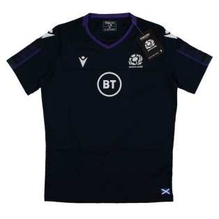 2019-2020 Scotland Poly Dry Gym T-Shirt (Navy) - Kids