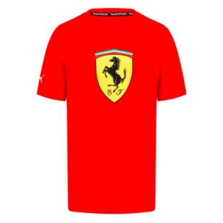 2023 Ferrari Fanwear Big Shield Tee (Red)