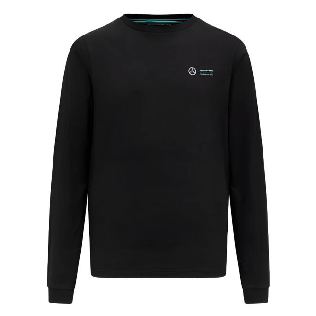 2023 Mercedes Mens Classic Longsleeve Tee (Black)