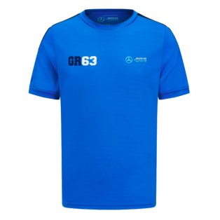 2023 Mercedes George Russell Sports Tee (Blue)
